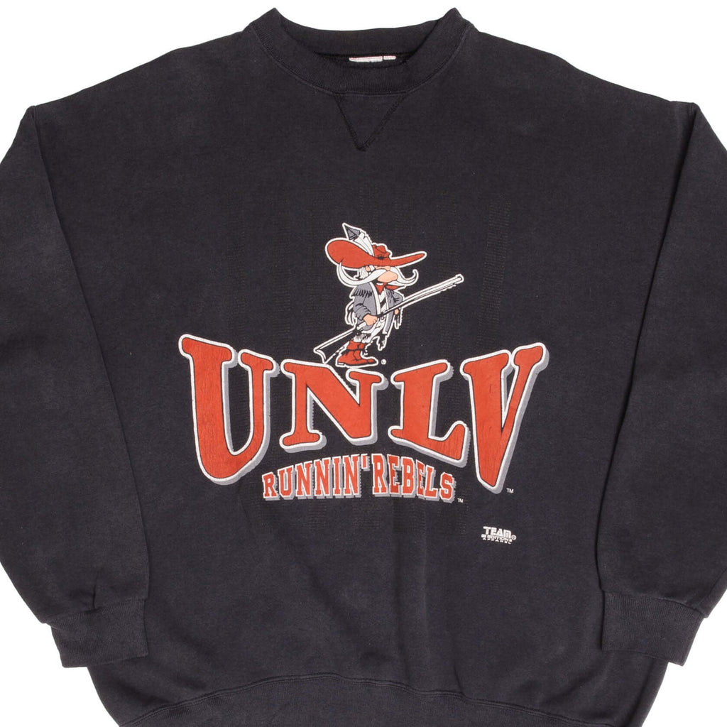 Vintage University of Nevada Las Vegas Running Rebels Sweatshirt 1990S Size 2XL