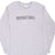 Vintage Nike Basketball Center Swoosh Grey Long Sleeve Tee Shirt 2000S Size Large