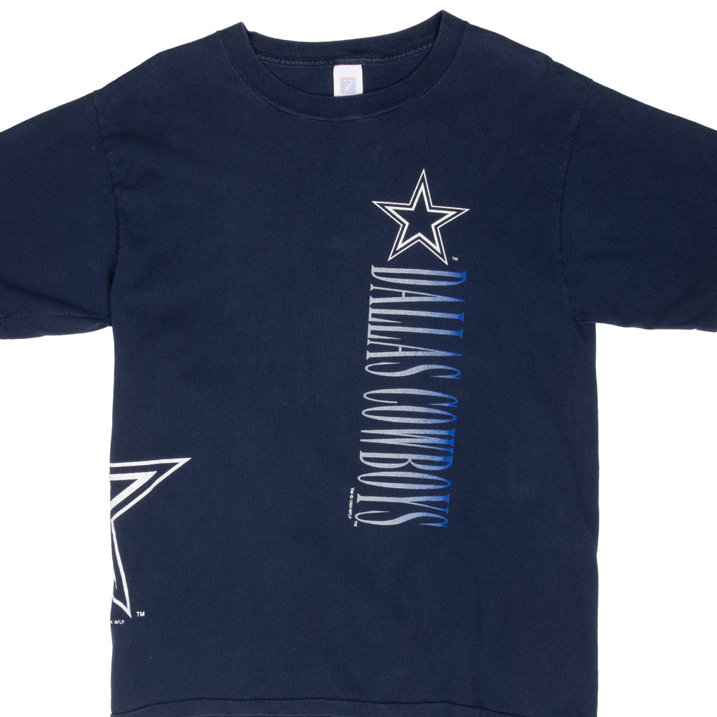 Vintage Nfl Dallas Cowboys 1994 Blue Tee Shirt Size Large