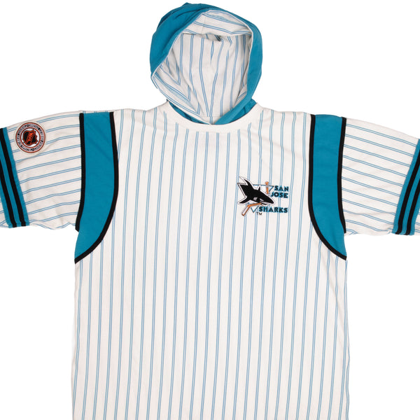 San Jose Sharks NHL Ombre long sleeve T-Shirt- Large – The Vintage