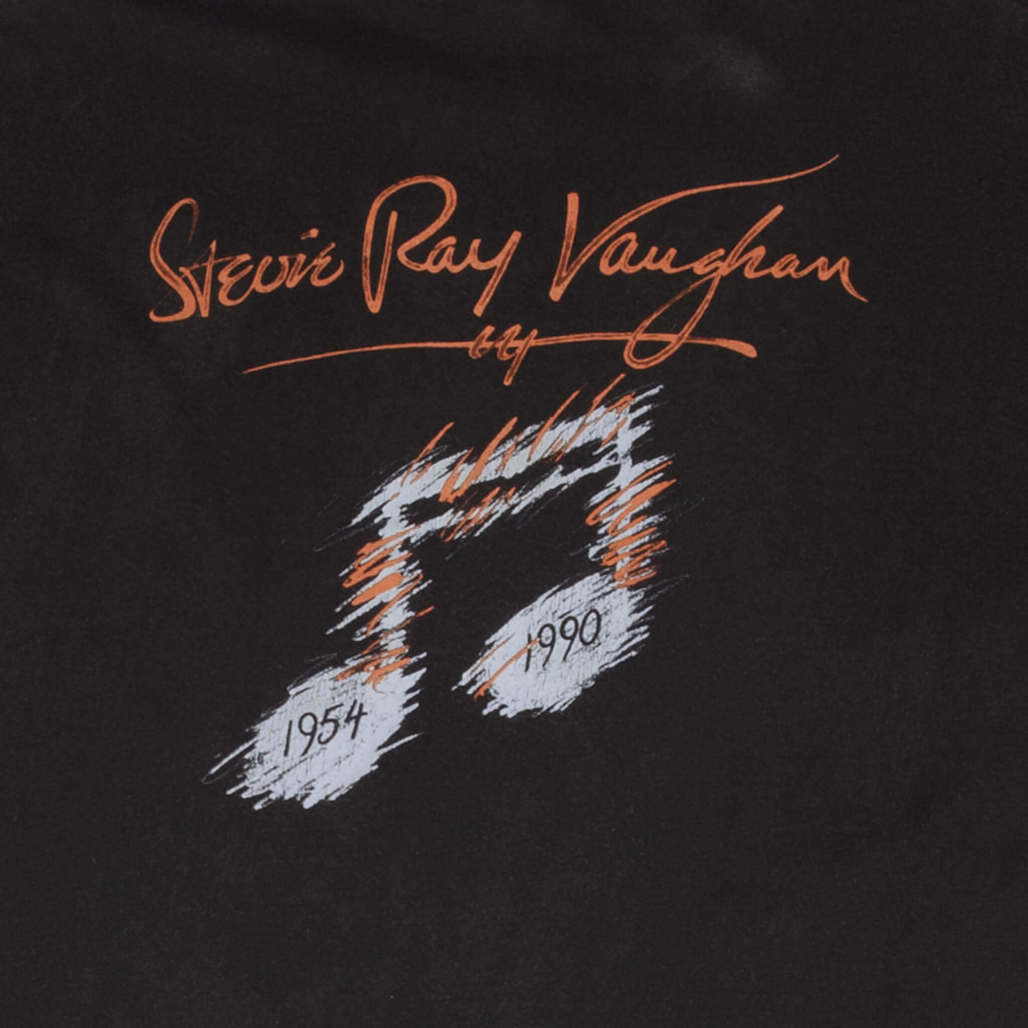 Vintage Stevie Ray Vaughan 1991 Tee Shirt Size XL With Single Stitch Sleeves