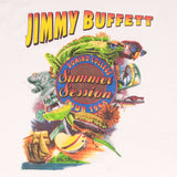 Vintage Jimmy Buffett Summer Session 1995 Tee Shirt Size XL Made In Usa With Single Stitch Sleeves