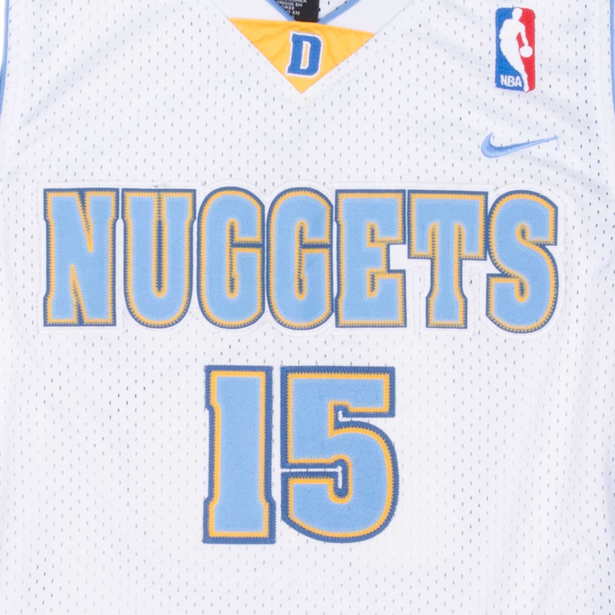 Vintage Nba Denver Nuggets Carmelo Anthony #15 Nike Jersey 2000S Size Medium Youth