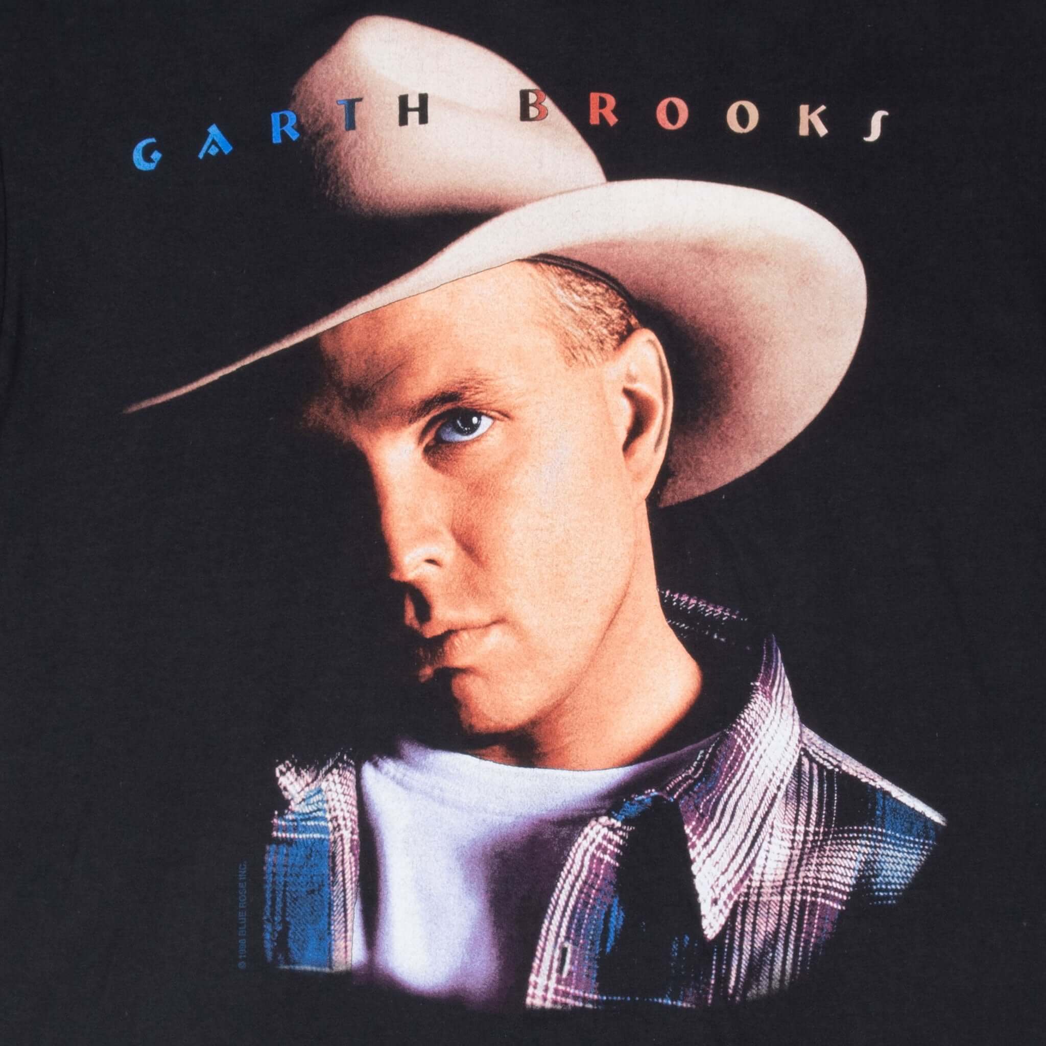 Vintage Garth Brooks 1998 Black Tee Shirt Size Large