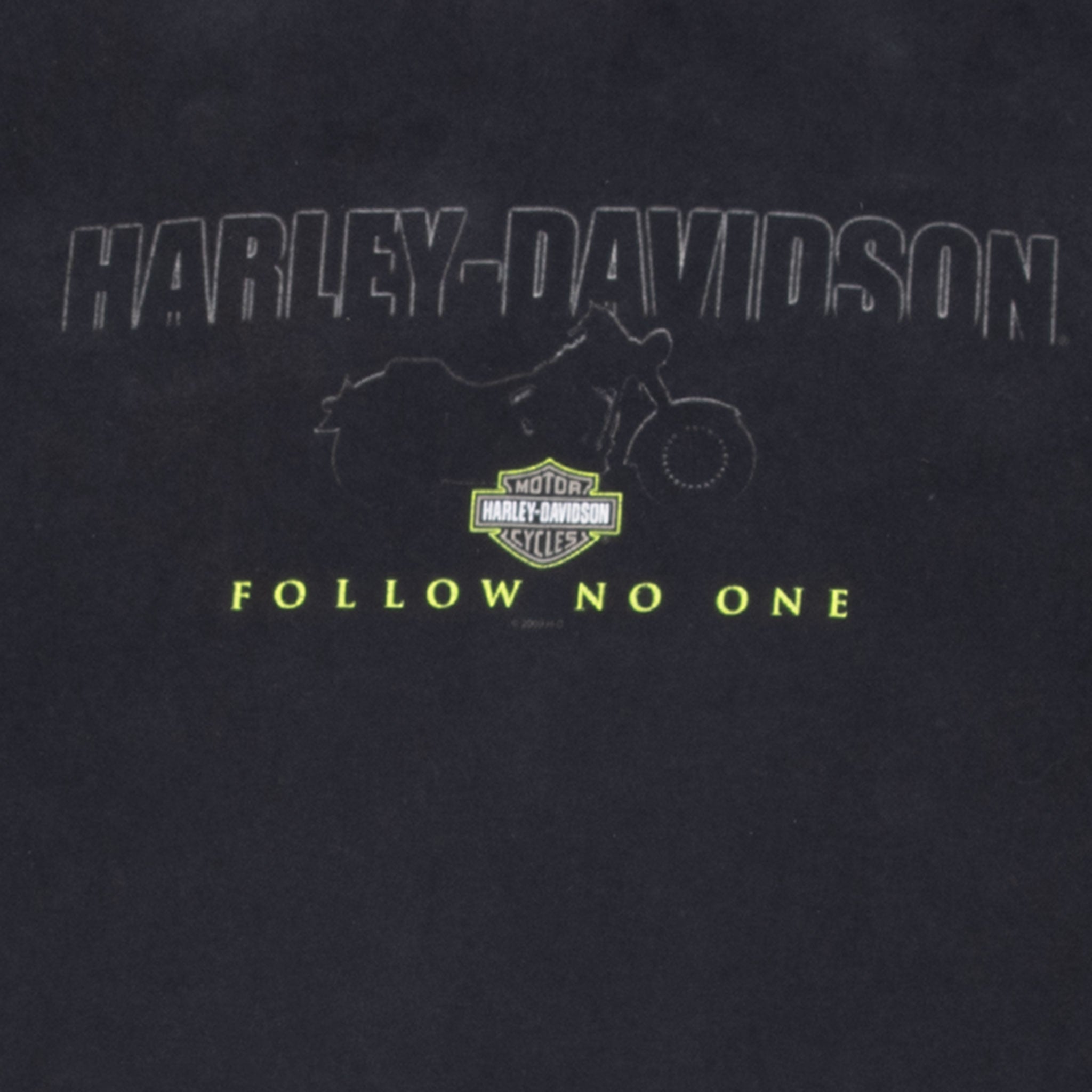 Vintage Harley Davidson The Power Of Freedom Tee Shirt 2009 Size 3XL