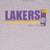 Vintage Nike NBA Los Angeles Lakers 1990s Nike Team Grey Tee Shirt Size XL