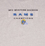 Vintage Nfl St Louis Rams Nfc Champions 1990S Tee Shirt Size XL
