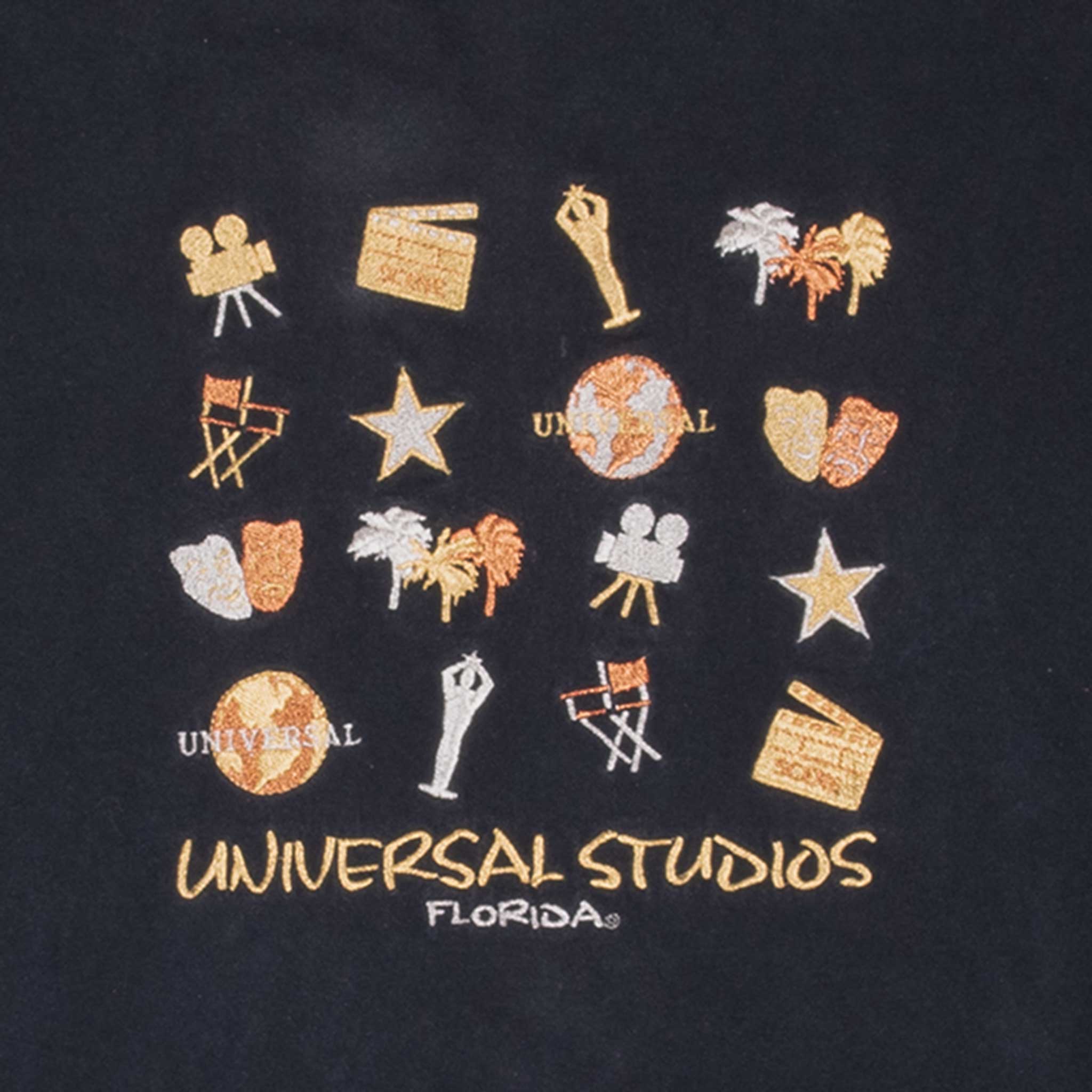 Vintage Universal Studio Florida Tee Shirt 1990S Size 2XL Made In Usa With Single Stitch Sleeves