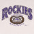 Vintage Mlb Colorado Rockies 1993 Tee Shirt Size Large Made In USA With Single Stitch Sleeves