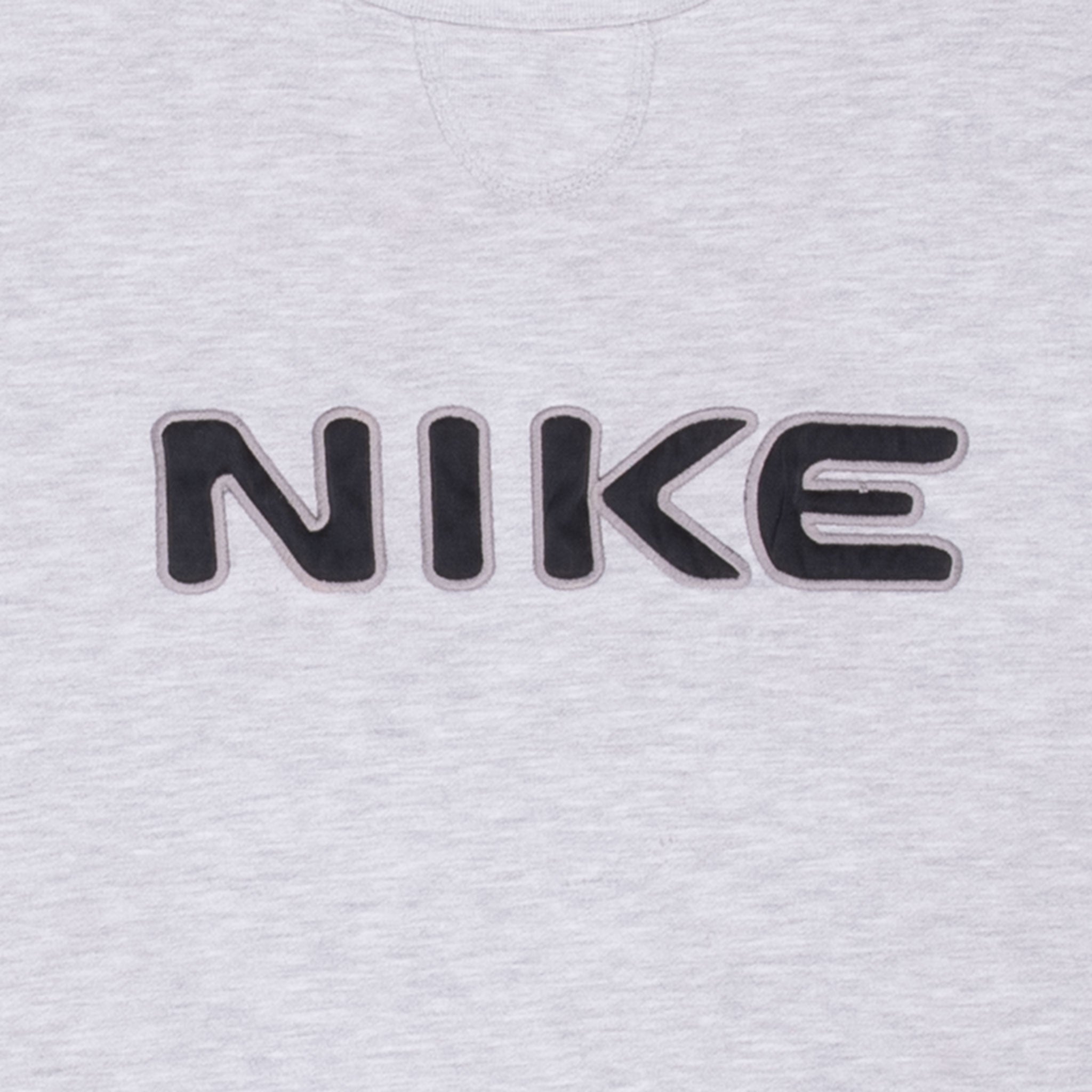 Vintage Nike Spellout Grey Sweatshirt 2000S Size XL