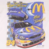 Vintage Nascar Bill Eliott Mcdonald's Mac Tonight 1998 Tee Shirt Size Large