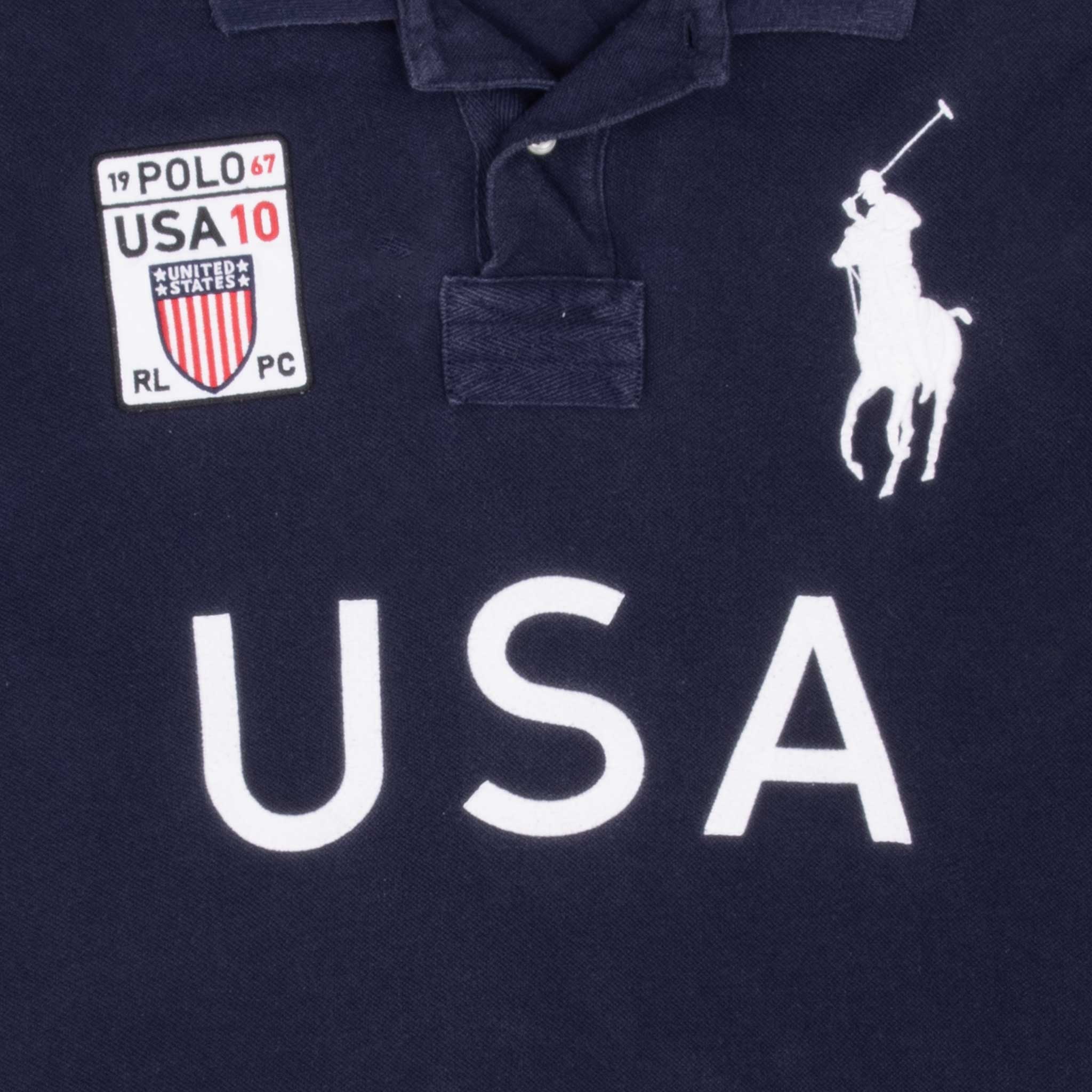 VINTAGE POLO RALPH LAUREN USA POLO SHIRT 2000S LARGE – Vintage rare usa