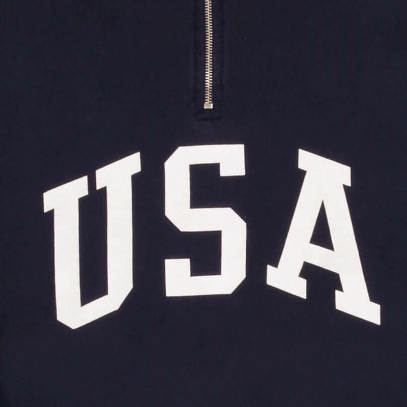 VINTAGE POLO SPORT RALPH LAUREN USA QUARTER ZIP SWEATSHIRT