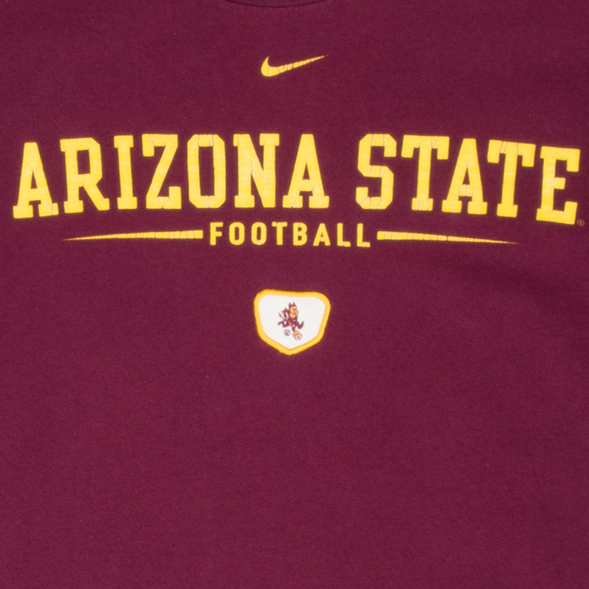 Vintage Ncaa Nike Arizona State Football 2000S Tee Shirt Size Medium