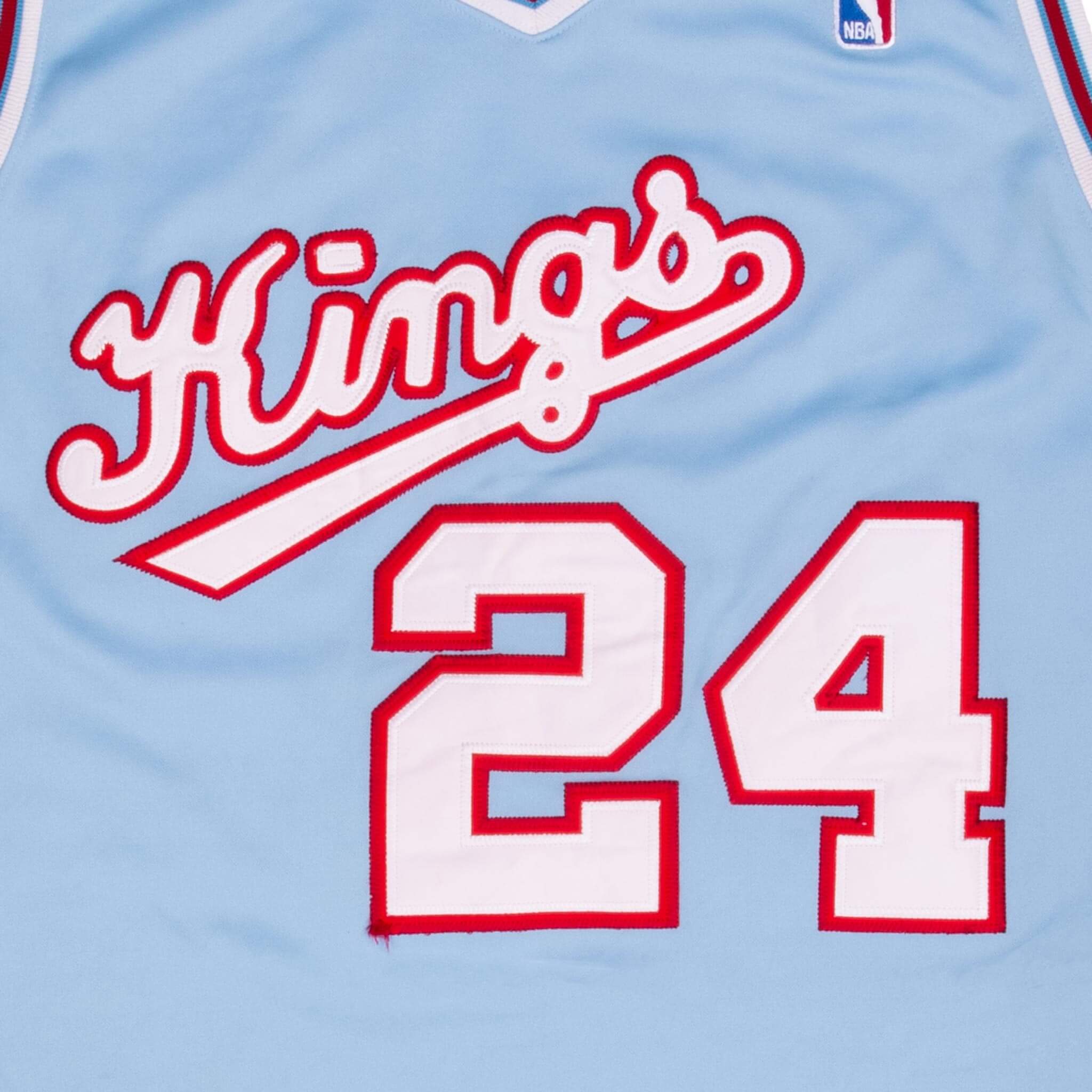 Vintage Nba Sacramento Kings Reggie Theus #24 1988 Mitchell & Ness Jersey Size 60