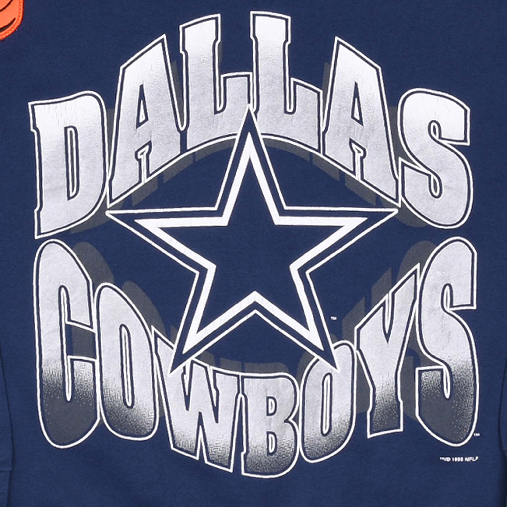 Vintage Nfl Dallas Cowboys Navy Blue Sweatshirt 1995 Size Medium