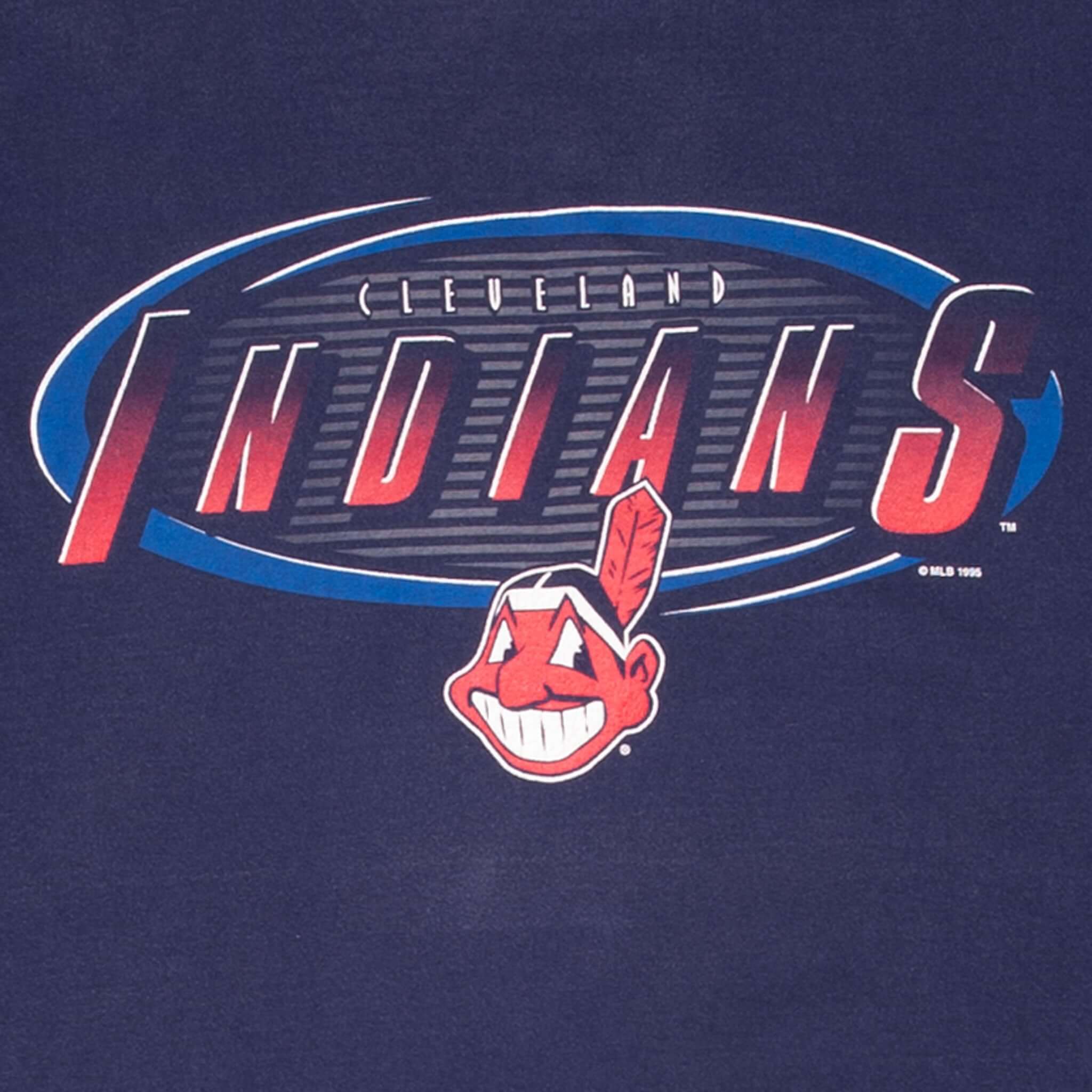 Vintage Mlb Cleveland Indians 1995 Tee Shirt Size XL