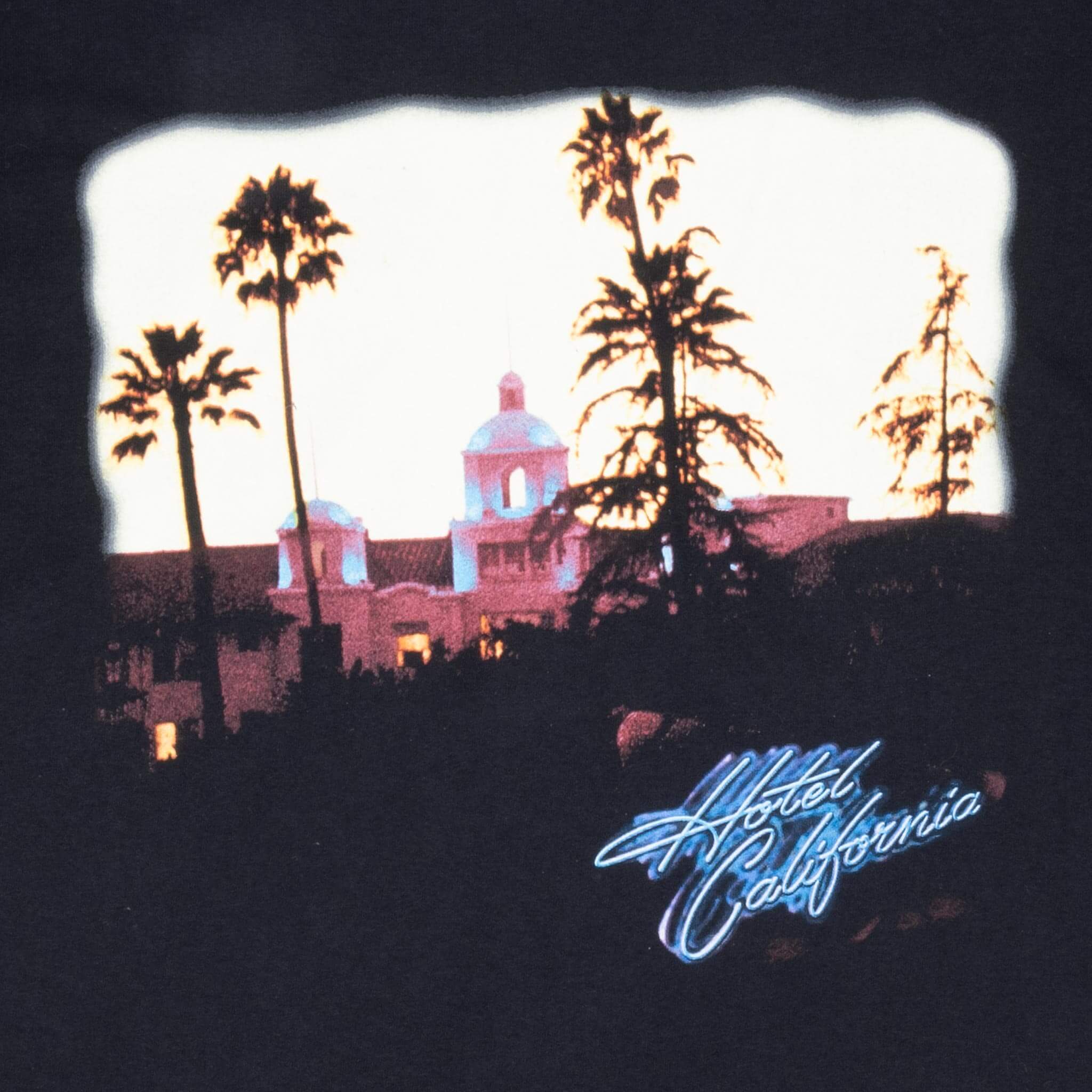 Vintage Eagles Hotel California Tour 2008 Black Tee Shirt Size XL