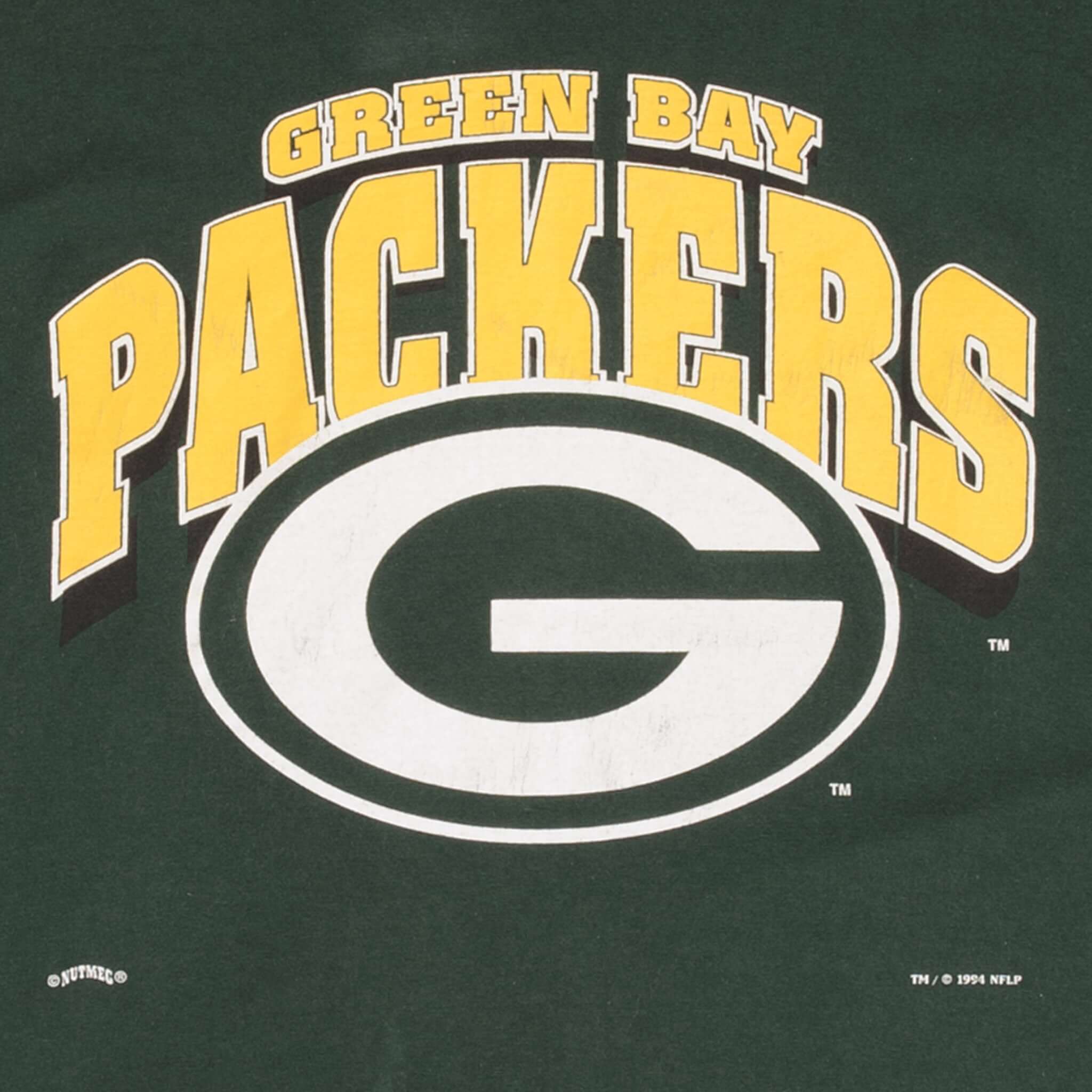 Vintage Nfl Green Bay Packers 1994 Tee Shirt Size Medium Made In USA With Single Stitch Sleeves