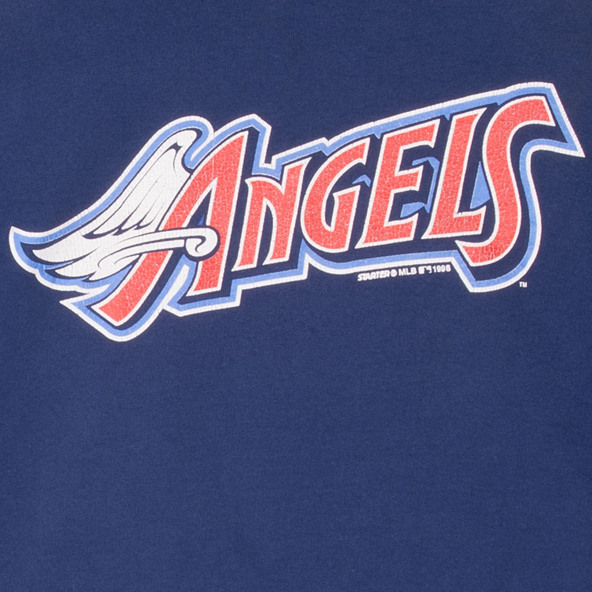 Vintag Mlb California Angels 1998 Starter Sweatshirt Size XL Made In Usa