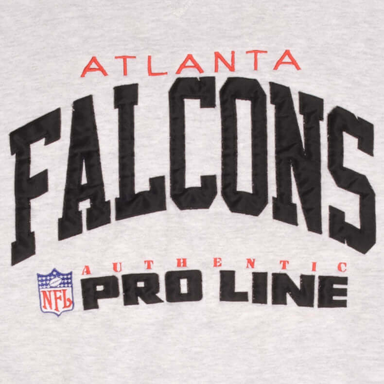 Vintage Nfl Atlanta Falcons 1990S Russell Grey Sweatshirt Size XL Made In USA