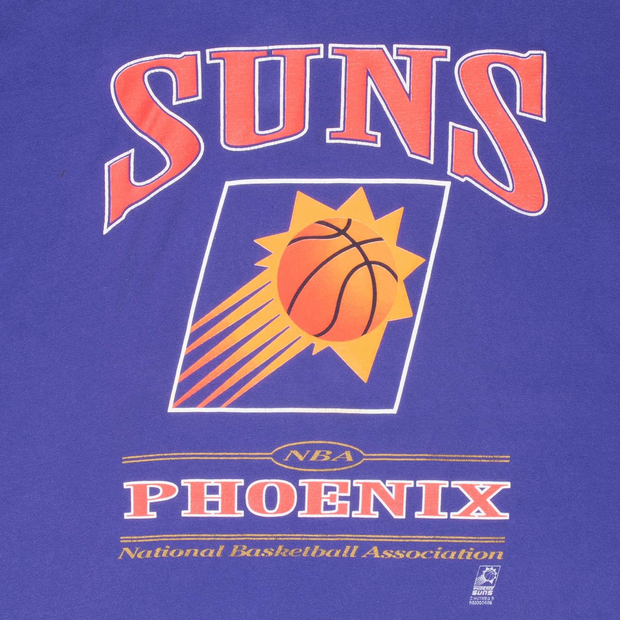Vintage Nba Phoenix Suns 1990S Purple Tee Shirt Size 2XL