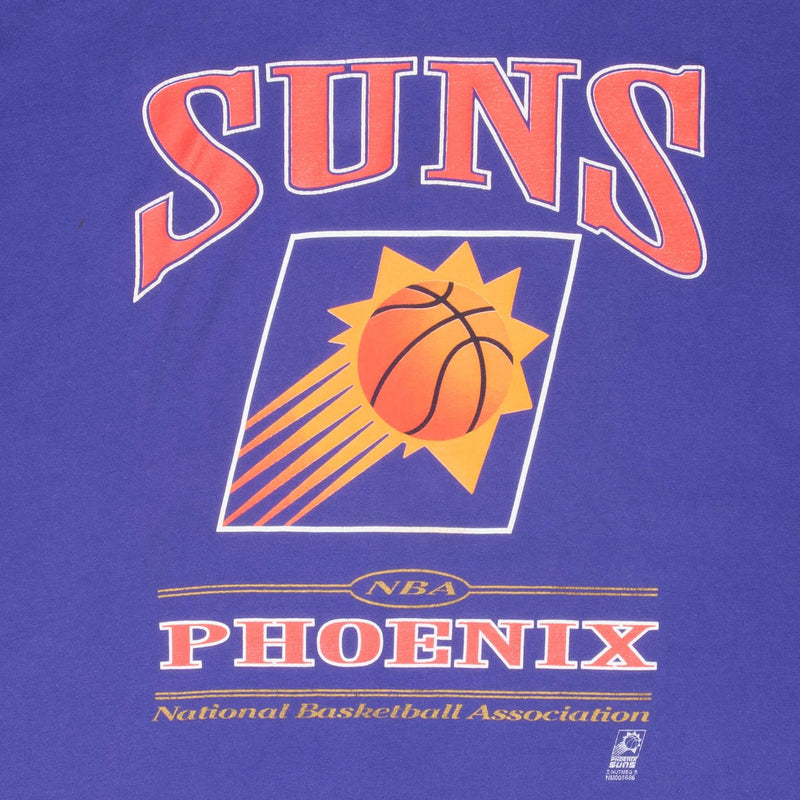 Vintage Nba Phoenix Suns 1990S Purple Tee Shirt Size 2XL