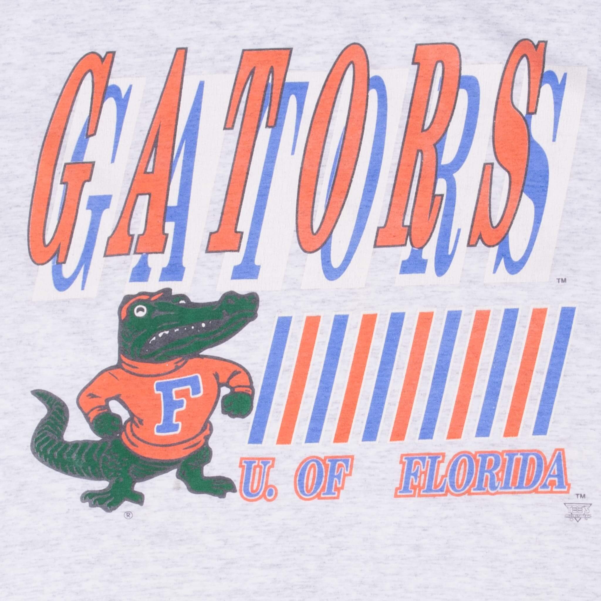 Vintage Ncaa Florida Gators 1990S Tee Shirt Size Large Made In USA With Single Stitch Sleeves