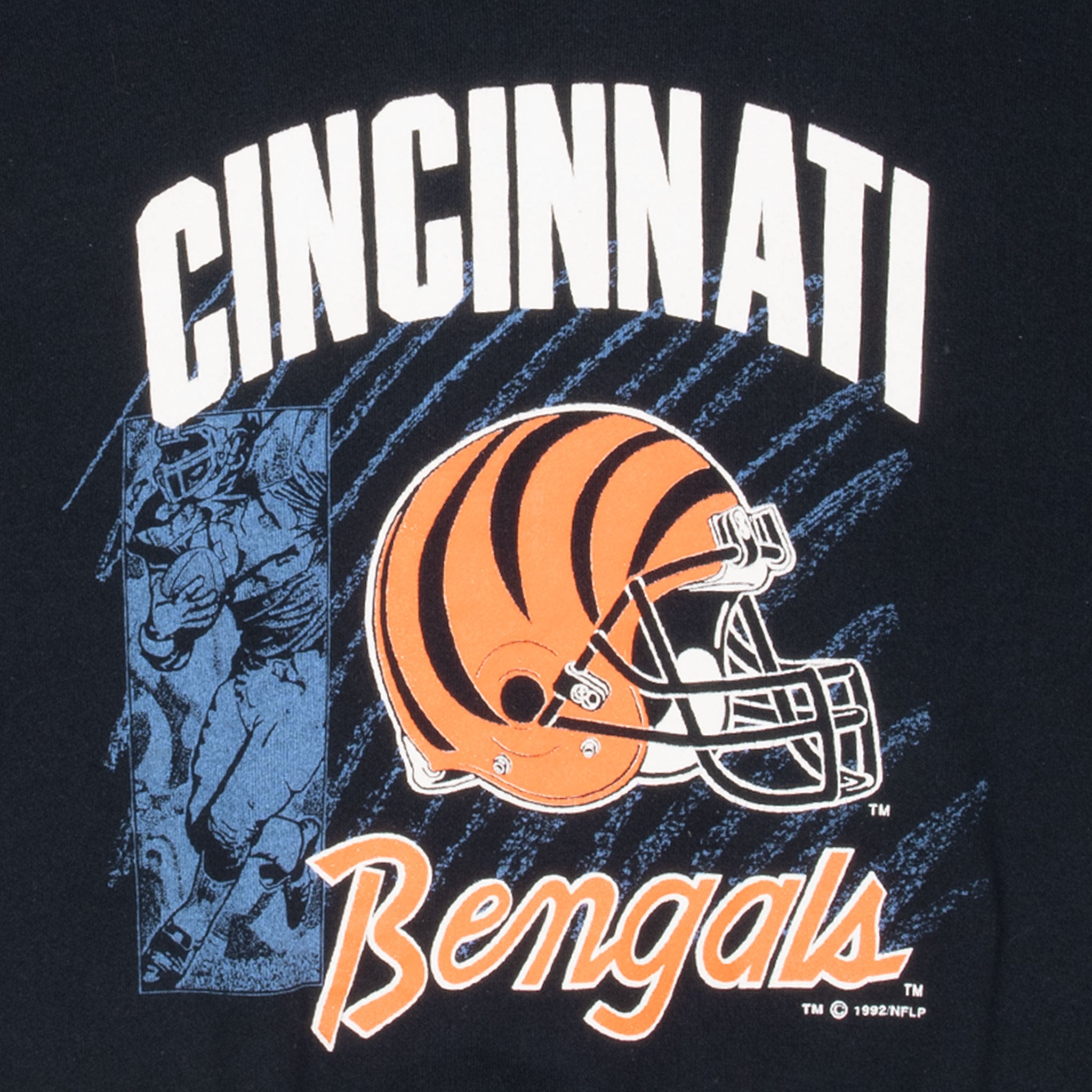 Vintage Nfl Cincinnati Bengals Sweatshirt 1992 Size 2XL Made In Usa