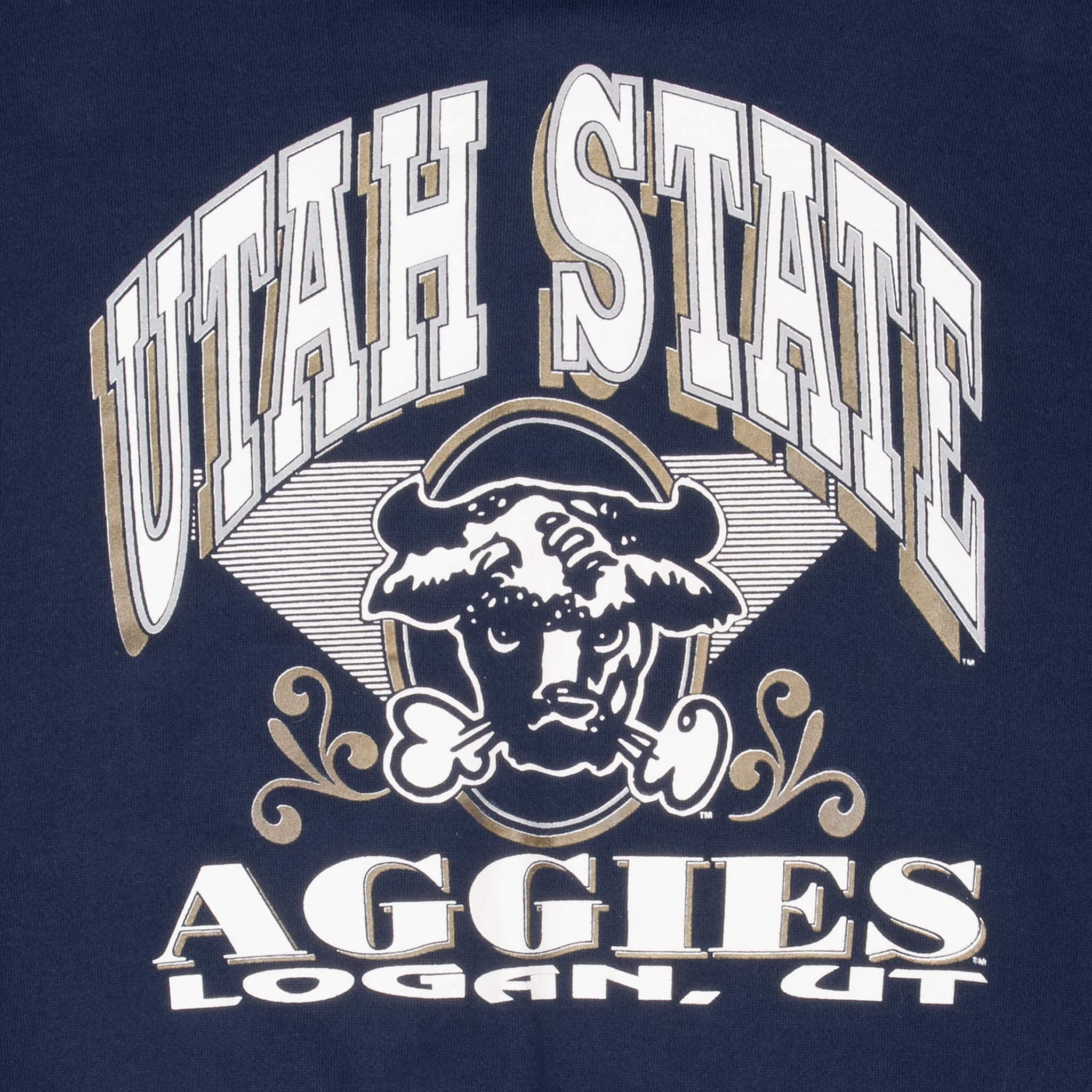 Vintage Ncaa Utah State Aggies 1990S Sweatshirt Size 2XL Made In Usa