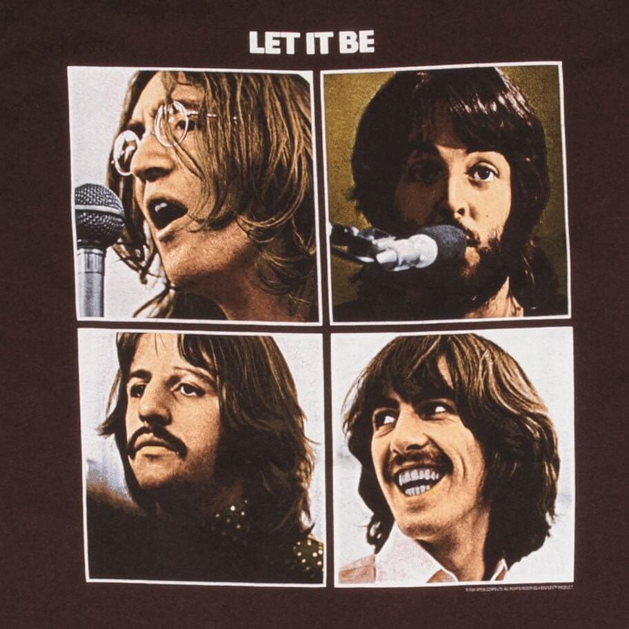 Vintage The Beatles Let It Be 2004 Tee Shirt Size 2XL