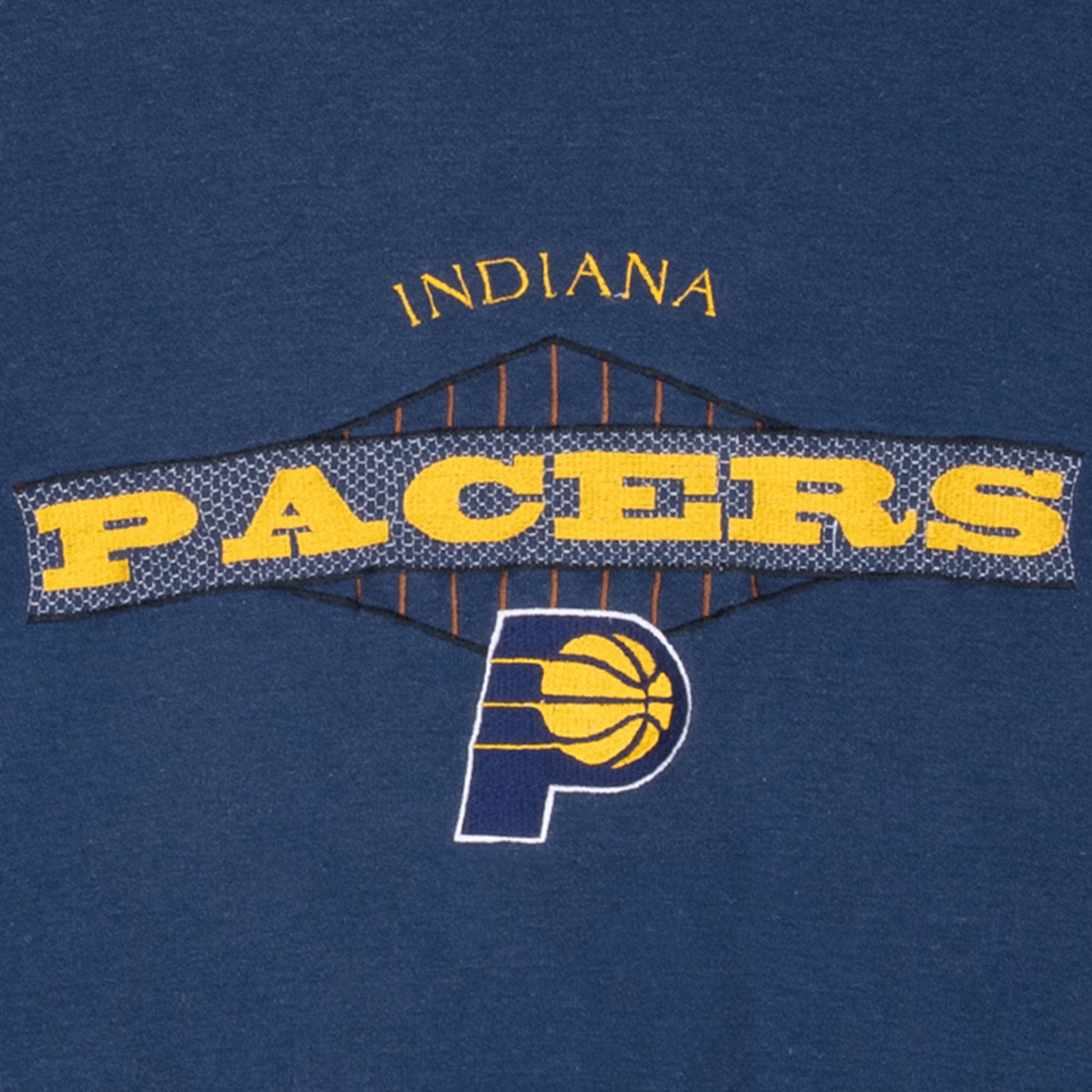 Vintage Nba Indianas Pacers Embroidered Sweatshirt Size XL
