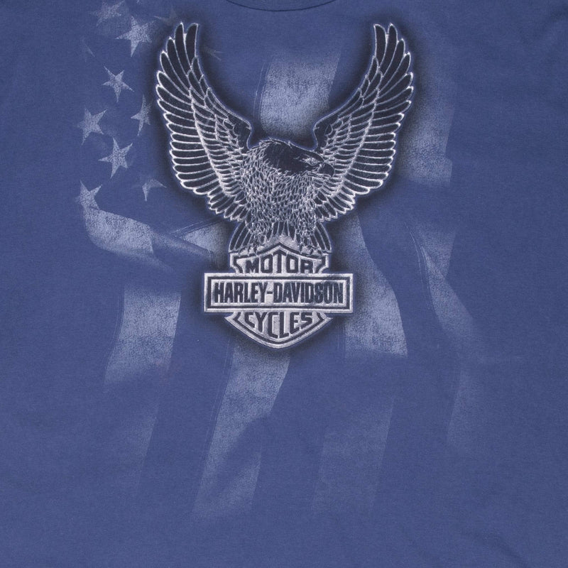 Vintage Harley Davidson Eagle Tee Shirt Size 2XL Made In USA