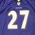 Vintage Nfl Baltimore Ravens Ray Rice #27 Reebok Jersey 2000S Large