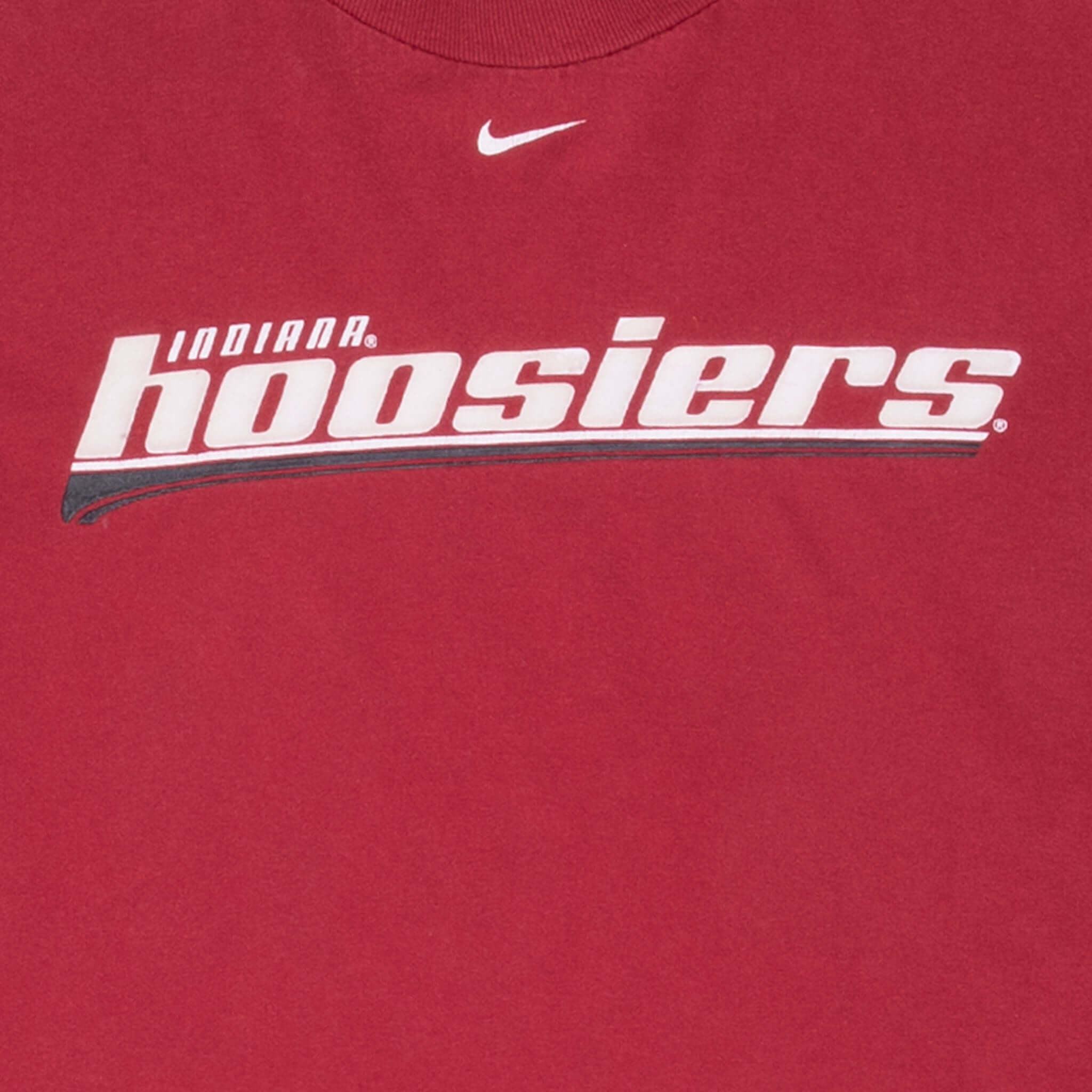 Vintage Nike Ncaa Hoosiers 2000S Long Sleeve Tee Shirt Size 2XL