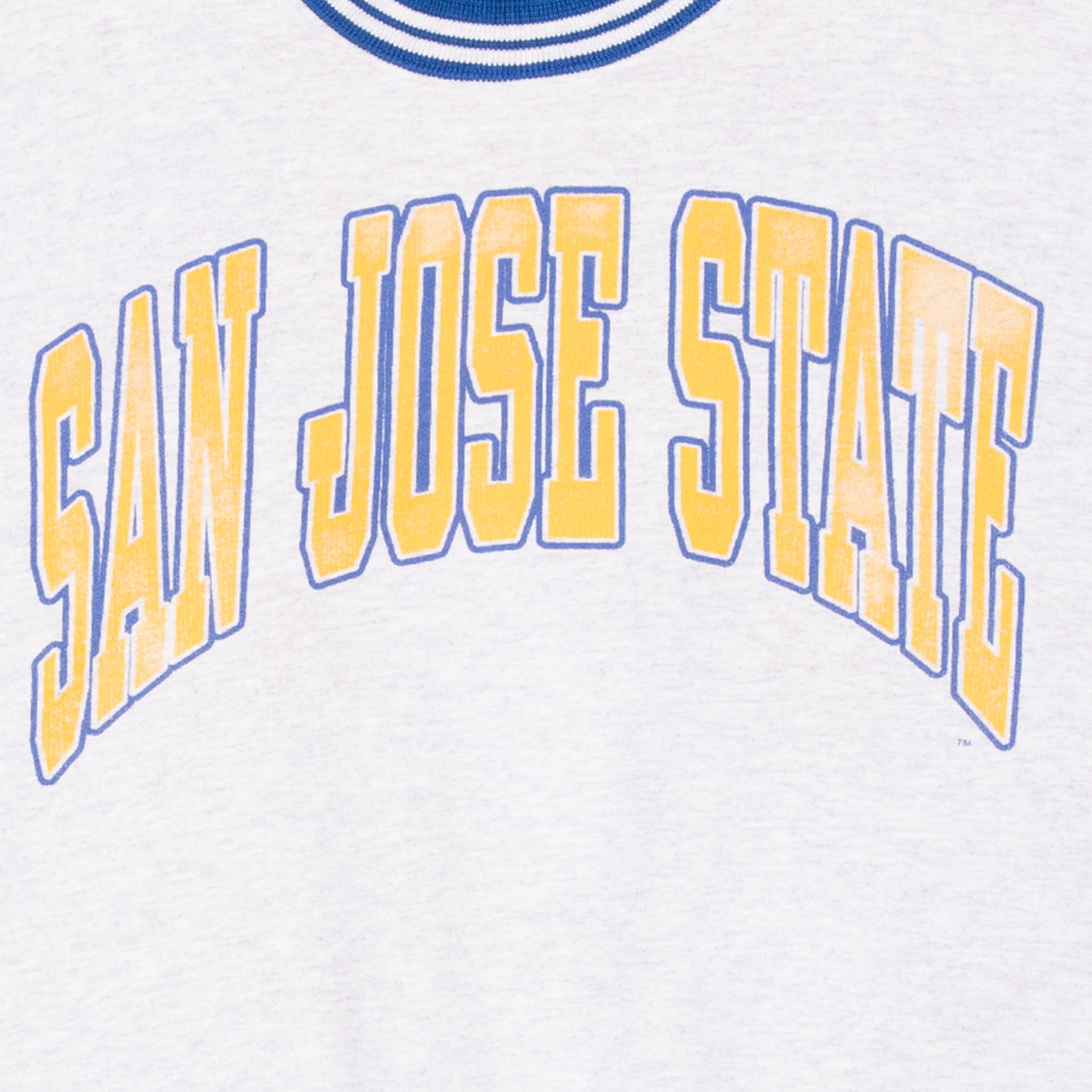 Vintage San Jose State University Grey Sweatshirt Size XL 1990S Made In Usa