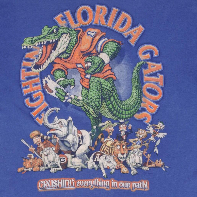 Vintage Ncaa Florida Gators Fighting 1990S Tee Shirt Size Large