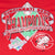 Vintage MLB Cincinnati Reds World Series Champions Tee Shirt 1990 Size Medium Made In USA With Single Stitch Sleeves
