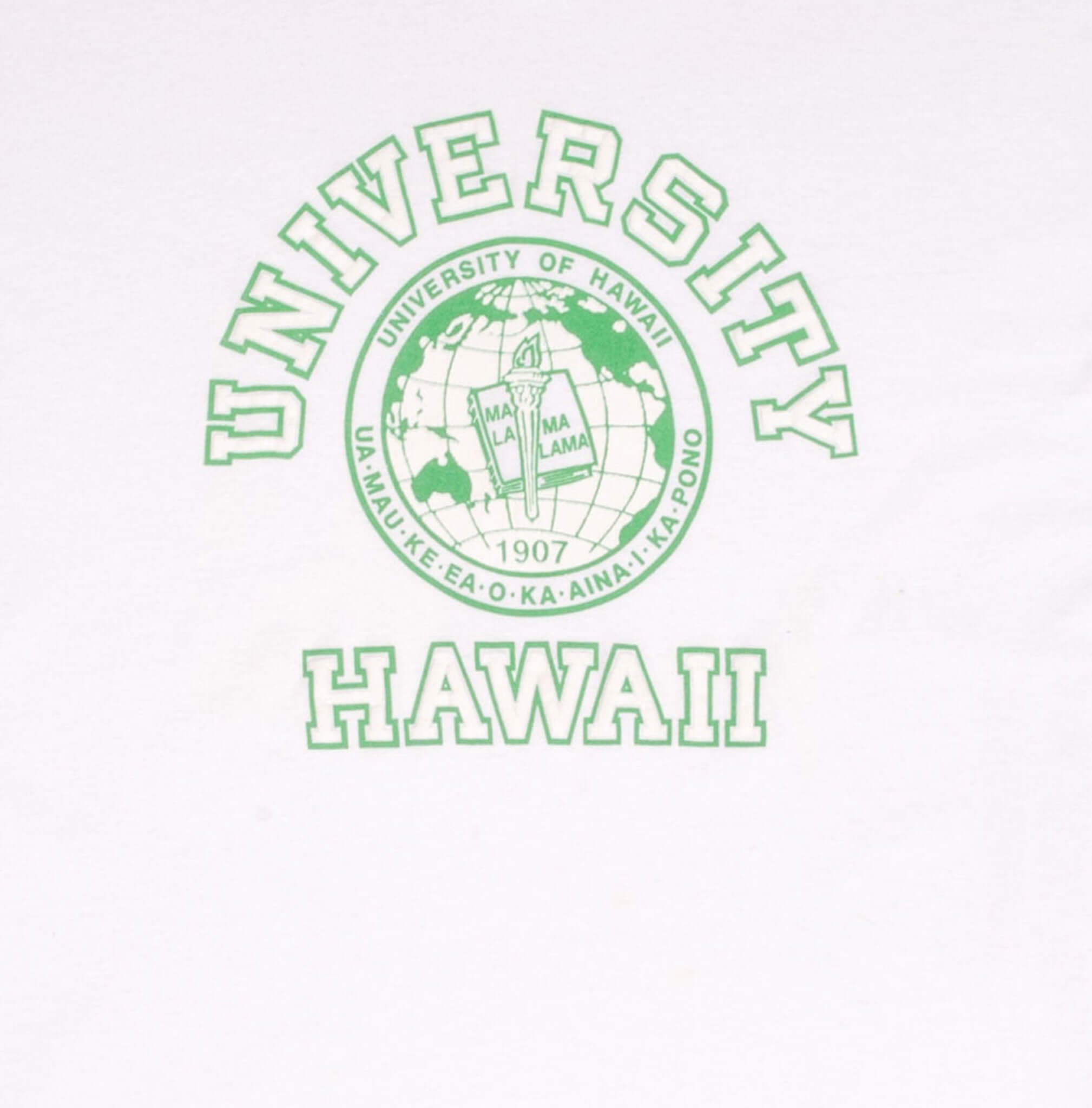 VINTAGE UNIVERSITY OF HAWAII 1990S TEE SHIRT SIZE 2XL MADE IN USA