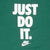 Vintage Nike Just Do It Green Tee Shirt Late 1980S Size Small Made In Usa With Single Stitch Sleeves