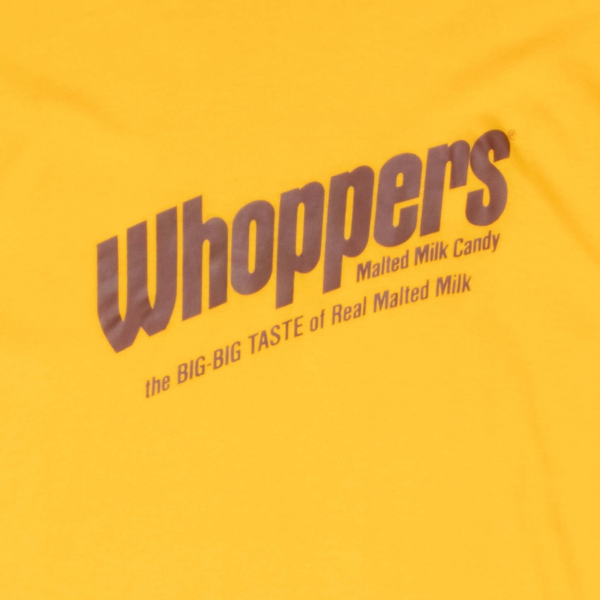 Vintage Whoopers Candy Yellow Tee Shirt 1980S Size Medium Made In Usa With Single Stitch Sleeves