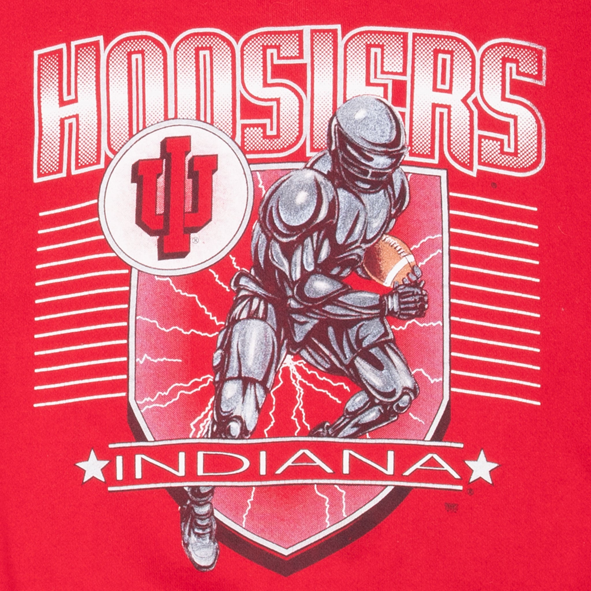 Vintage Ncaa Indiana Hoosiers Football Sweatshirt 1990S Size XL Made In Usa