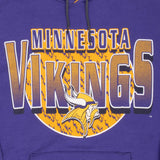 Vintage Nfl Minnesota Vikings Hoodie Sweatshirt 1990S Size Medium Made In Usa
