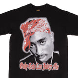 Vintage 2Pac Tupac Only God Can Judge Me Tee Shirt Size 3XL