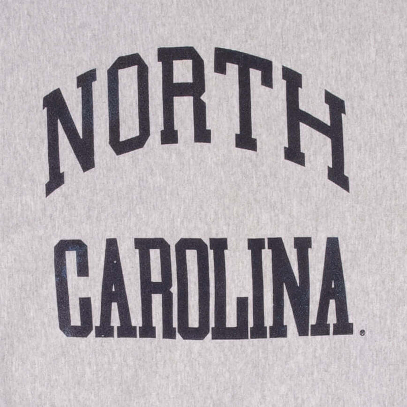 Vintage North Carolina 1990S Reverse Weave Sweatshirt Size XL Made In USA