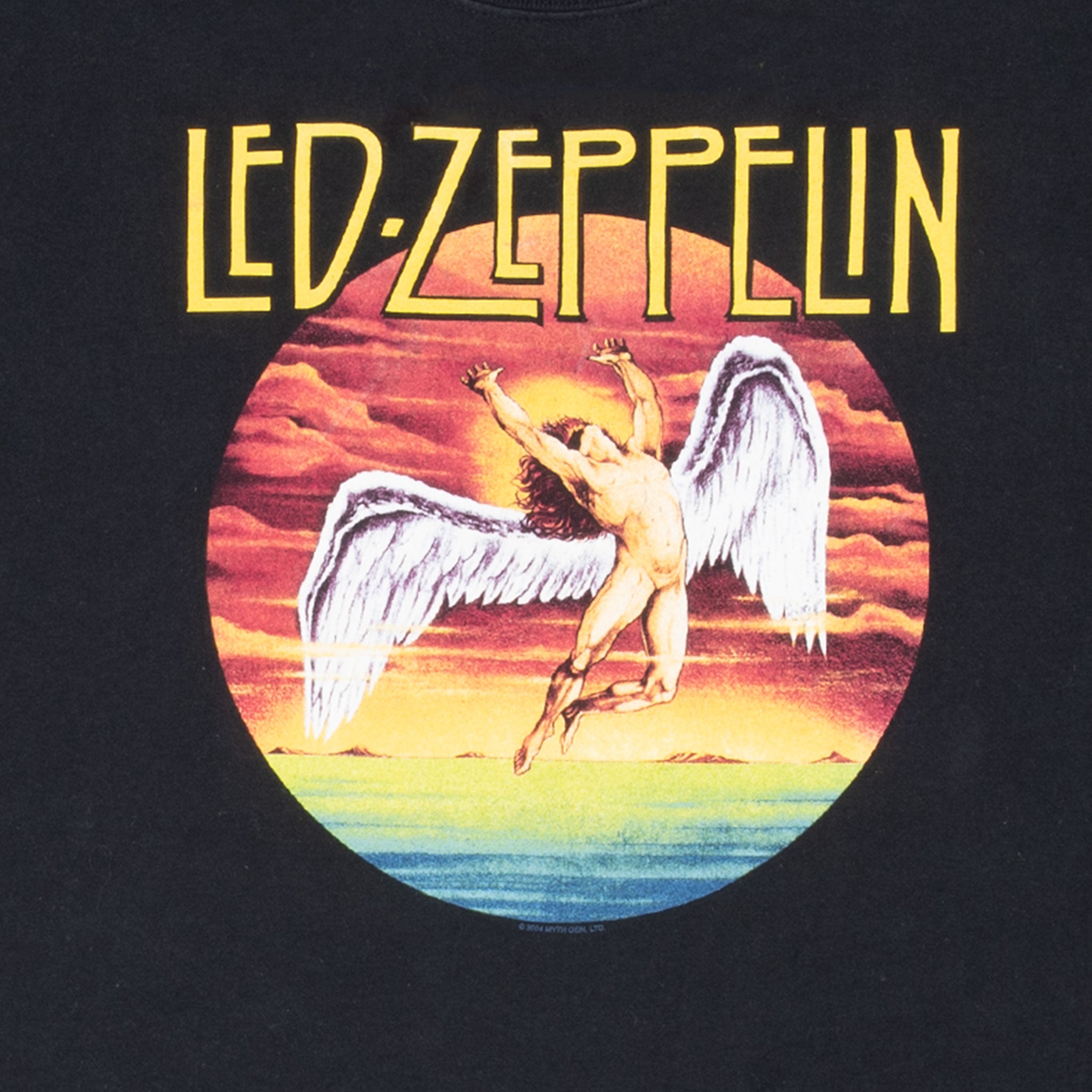 Vintage Led Zeppelin 2004 Black Tee Shirt Size XL