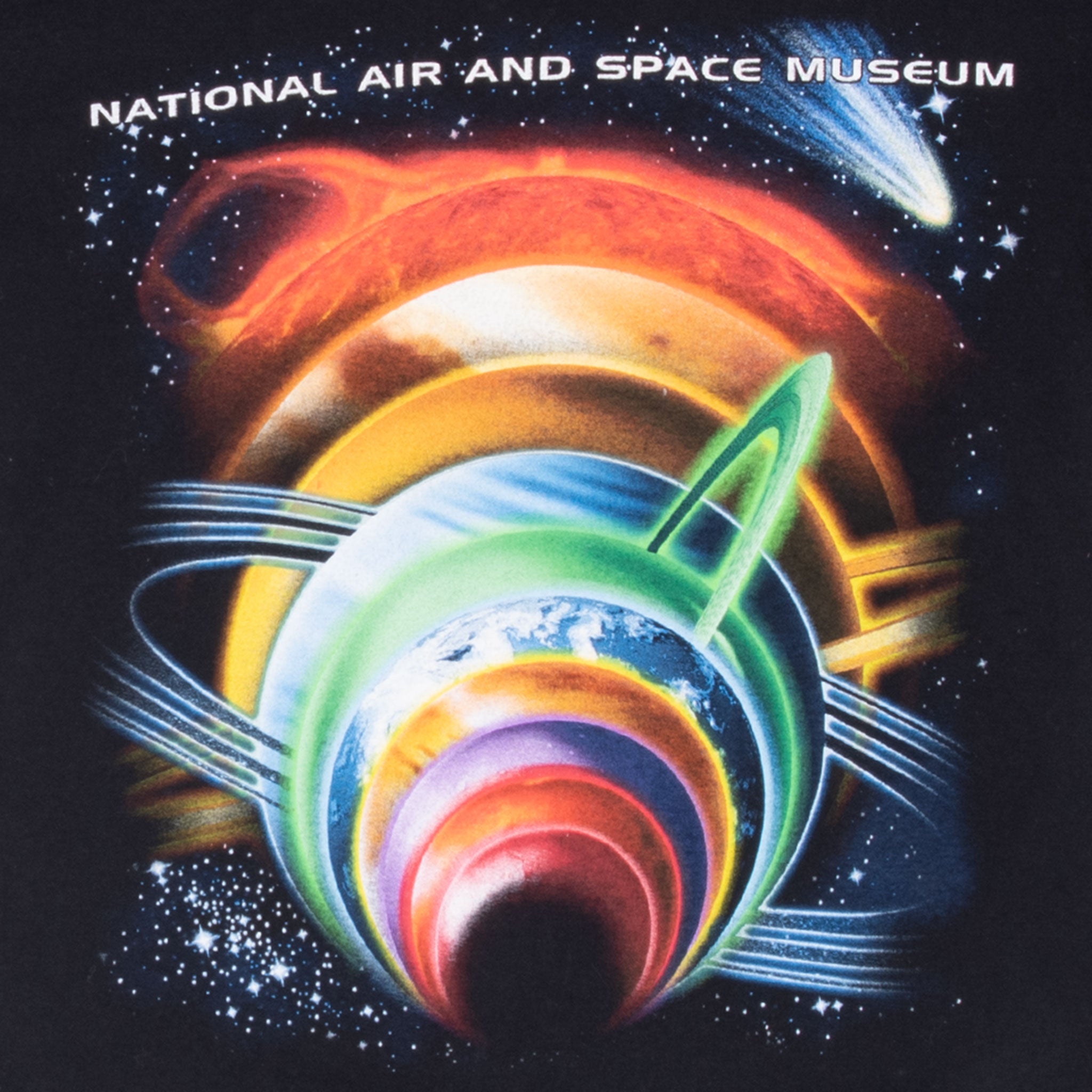VINTAGE NATIONAL AIR & SPACE MUSEUM SMITHSONIAN INSTITUTE 2000S TEE SHIRT MEDIUM