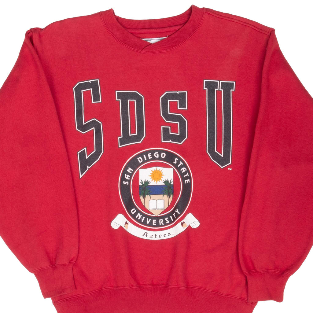 Vintage SDSU San Diego State University Aztecs Sweatshirt 1990S Size Medium