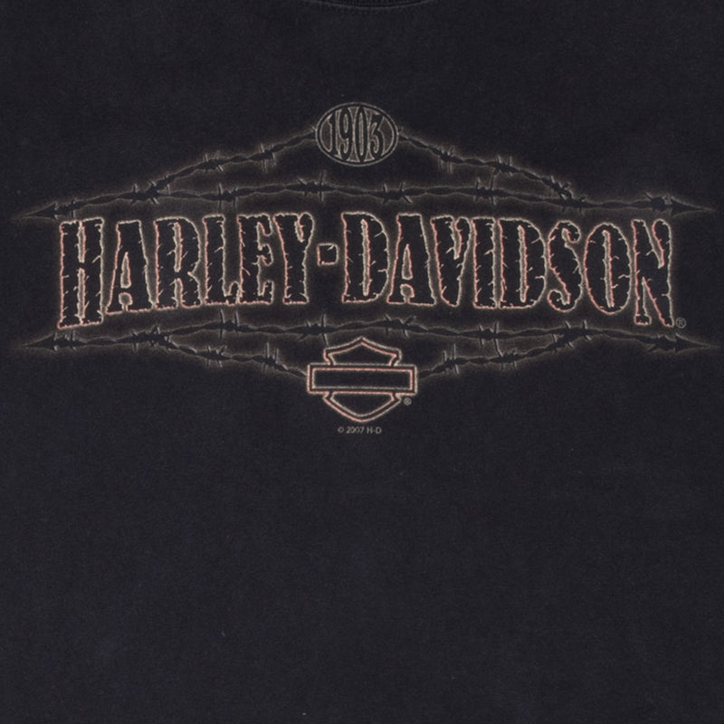 Vintage Harley Davidson High Mile Tee Shirt 2007 Size Large Made In Usa