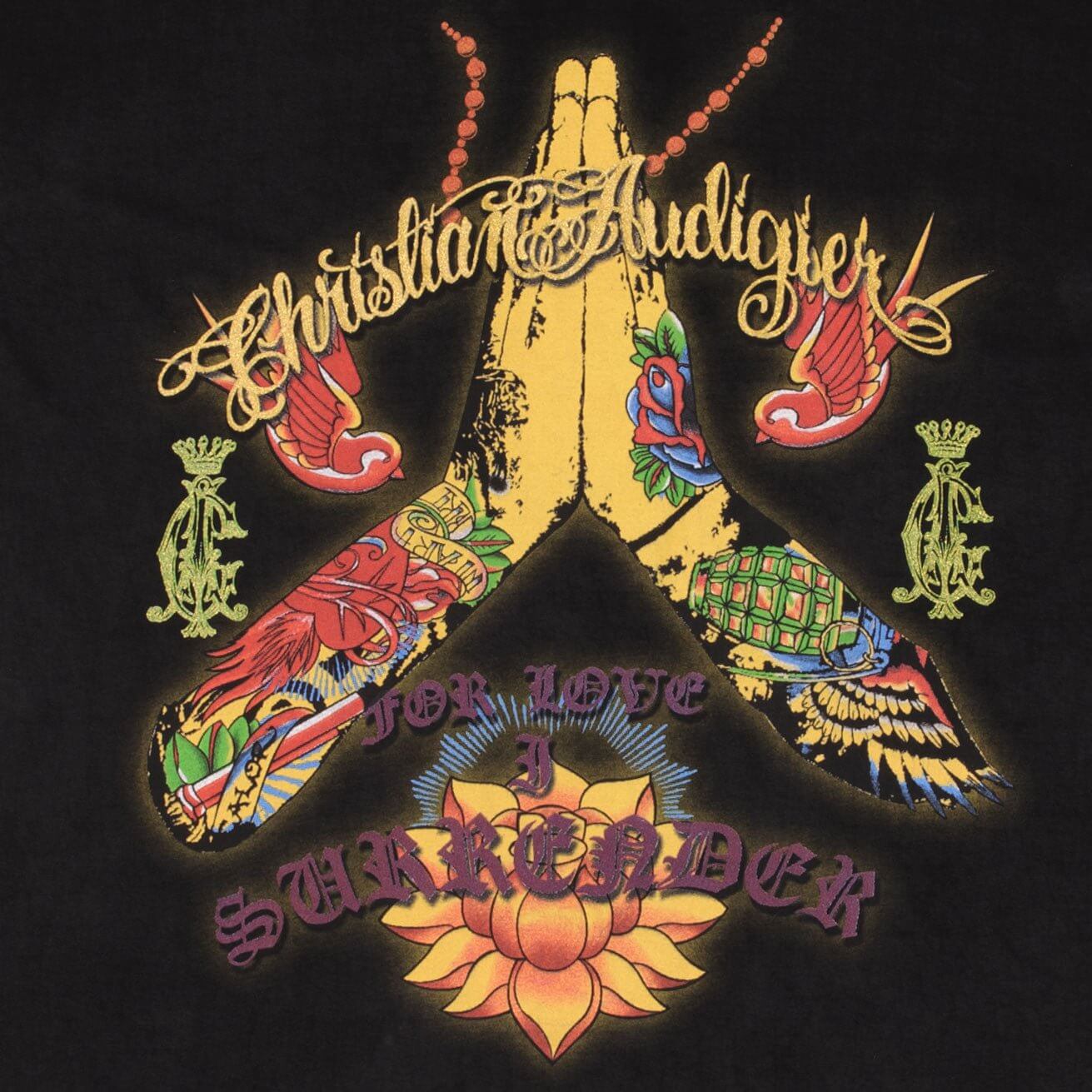 Vintage Christian Audiger Los Angeles For Love I Surrender Tee Shirt 2000S Size 4XL